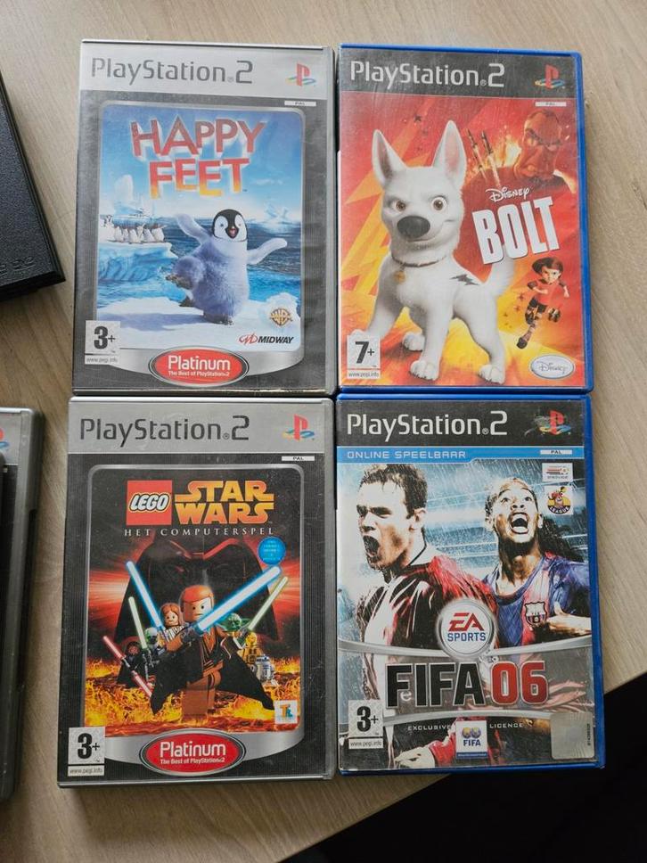 PlayStation 2 + 6 Games - Complete Set!, Spelcomputers en Games, Games | Sony PlayStation 2, Gebruikt, Overige genres, 2 spelers