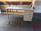 Vintage Stalen Bureau Jaren 60, Ophalen, Gebruikt, Bureau