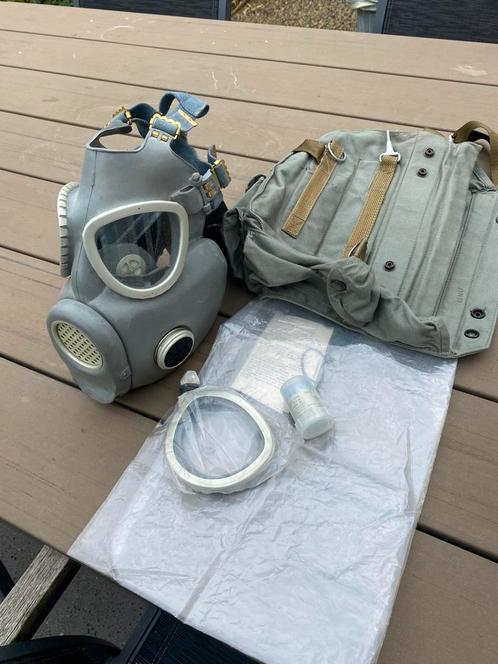 Pools gasmasker met tas, Verzamelen, Militaria | Algemeen, Overige soorten, Overige typen, Overige gebieden, Ophalen of Verzenden