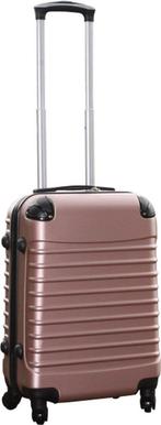 Actie!!!!! Handbagage trolley zwart 50cm reiskoffer, 50 tot 60 cm, Hard kunststof, 35 tot 45 cm, 1045 AL