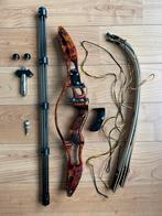 Hoyt Helix recurve handboog complete set inclusief rugtas., Sport en Fitness, Handboogschieten, Ophalen, Gebruikt