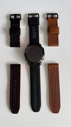 Garmin Fenix 7X Pro Sapphire Solar, Sieraden, Tassen en Uiterlijk, Smartwatches, Ophalen, Afstand, Zwart, Garmin