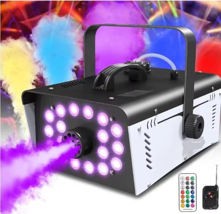 Nieuwe First Class 2500W Rookmachine met 18 x 5 W RGBWAUV Le, Muziek en Instrumenten, Licht en Laser, Nieuw, Licht, Geluidgestuurd