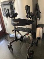 Rollator met onderarmschalen. Merk Saturno z.g.a.n, Ophalen, Opvouwbaar, Zo goed als nieuw