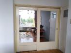 glazen schuifdeuren (en suite deuren), Doe-het-zelf en Verbouw, Deuren en Horren, Ophalen, Gebruikt, 120 cm of meer, Binnendeur