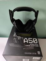Astro A50 headset inclusief alle toebehoren, Ophalen of Verzenden, Zo goed als nieuw, Draadloos, Astro A50