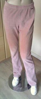 Ambika Lena rib oud roze stretch flairbroek maat L, Kleding | Dames, Verzenden, Maat 42/44 (L), Roze, Ambika