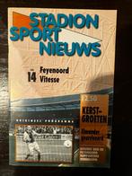 Feyenoord - Vitesse 20 december 2000, Ophalen of Verzenden, Zo goed als nieuw, Feyenoord, Boek of Tijdschrift