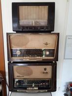 houten buizen radio's jaren 50, Audio, Tv en Foto, Radio's, Ophalen of Verzenden, Gebruikt, Radio