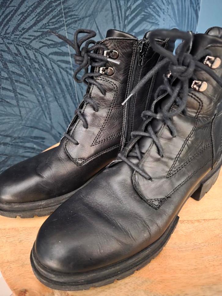 Enkellaarsjes fith avenue mt 41, Kleding | Dames, Schoenen, Zo goed als nieuw, Zwart, Ophalen of Verzenden