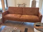 2 Cognac kleurige banken, Huis en Inrichting, Banken | Bankstellen, Ophalen of Verzenden, Gebruikt