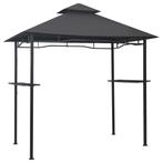 Barbecue paviljoen 240x150x255 cm staal antraciet, Tuin en Terras, Partytenten, Nieuw, Paviljoen, Minder dan 5 meter, Ophalen of Verzenden