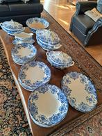 BFK Dordrecht Servies - Blauw Bloemmotief, Antiek en Kunst, Ophalen of Verzenden