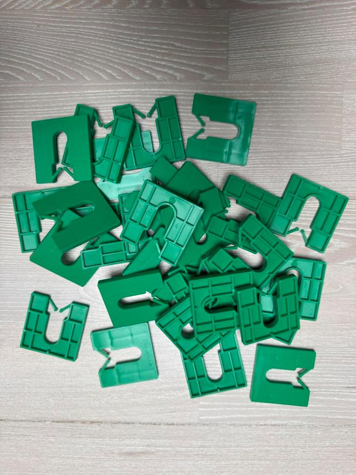 1000 Uitvulplaatjes Gluske Roto Diskoklick Type 2 50x50x5mm, Doe-het-zelf en Verbouw, Platen en Panelen, Nieuw, Overige materialen