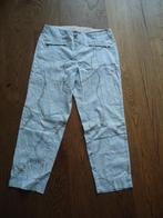 Blauwe Zerres 7/8 broek maat 40, ketting print, Maat 38/40 (M), Blauw, Ophalen of Verzenden, Driekwart