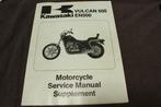Kawasaki Vulcan 500 EN500 1990 91 service manual supplement, Motoren, Ophalen of Verzenden, Kawasaki