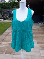 Blouse groen miss etam  maat 46 sierkraaltjes en knoopjes, Nieuw, Groen, Miss Etam, Ophalen of Verzenden