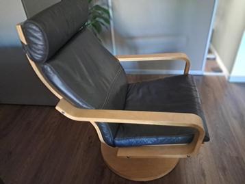 Draaistoel Leren Fauteuil beschikbaar voor biedingen