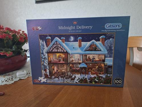 Gibsons puzzel Midnight Delivery (500 XL stukjes), Hobby en Vrije tijd, Denksport en Puzzels, Zo goed als nieuw, Legpuzzel, 500 t/m 1500 stukjes