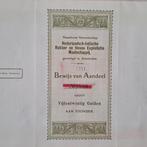 Beleggingsaandeel papieren bewijs uit 1913 - NV Hevea, Postzegels en Munten, Aandelen en Waardepapieren, Ophalen of Verzenden