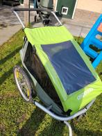 Croozer fietskar voor 2 kinderen + hardloopwiel, Ophalen, Opvouwbaar, Croozer, Zo goed als nieuw