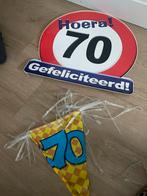 70 bord en vlaggetjes, Ophalen, Gebruikt, Versiering, Overige