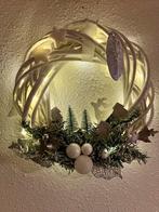 Witte krans met verlichting, Diversen, Kerst, Ophalen of Verzenden