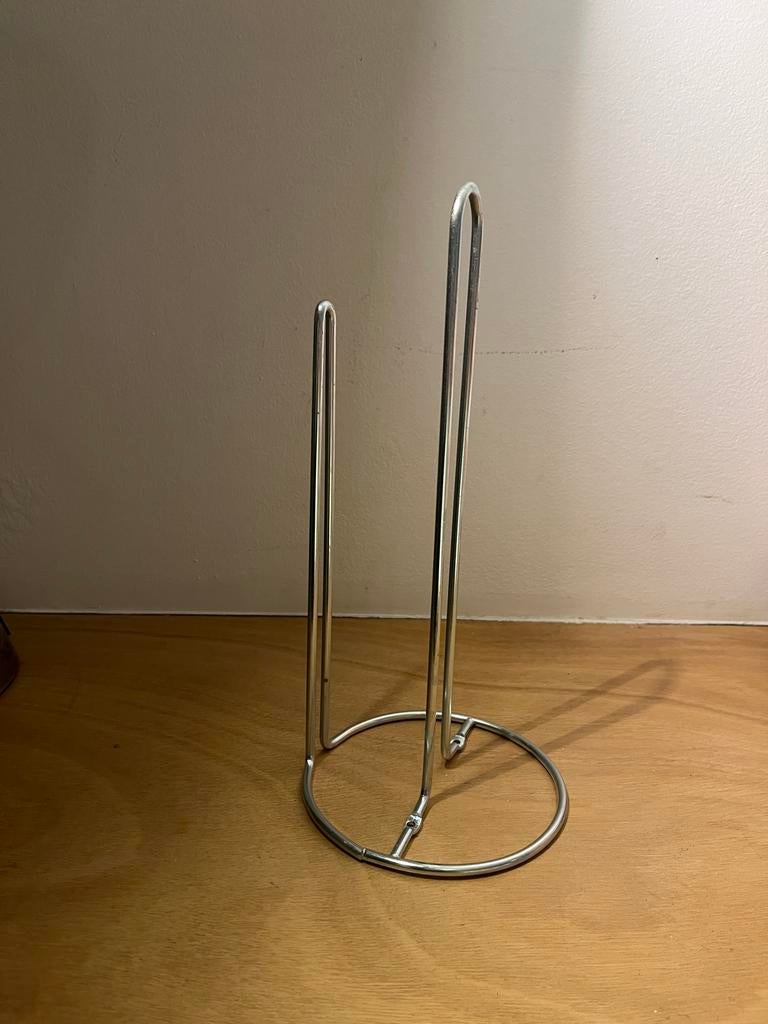 Metalen keukenrolhouder, Ophalen of Verzenden, Gebruikt