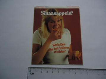 sticker oud Sinaasappel pinup jaren 70 pin up kleintjes retr beschikbaar voor biedingen