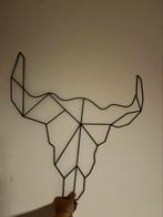 Metalen wanddeoratie geometrisch stier bull stierenkop, Ophalen of Verzenden, Nieuw