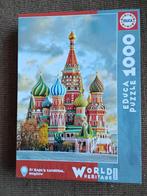 Legpuzzel Basiliuskathedraal Moskou - 1000 stukjes, Ophalen, 500 t/m 1500 stukjes, Zo goed als nieuw, Legpuzzel