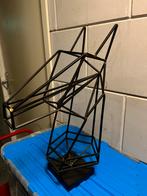 Paardenhoofd Kunstbeeld - Modern Design, Tuin en Terras, Ophalen, Zo goed als nieuw, Metaal, Dierenbeeld