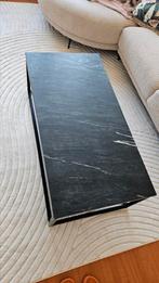 Marmeren salontafel, 100 tot 150 cm, Zo goed als nieuw, Metaal, Minder dan 50 cm