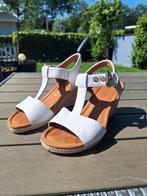 Gabor sleehak sandalen - Maat 38, Wit, Gabor, Gedragen, Sandalen of Muiltjes