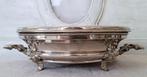 Antieke franse verzilverde borden/schotelwarmer, Ophalen of Verzenden