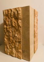 Travertin marmeren zuil , jaren 80, Gebruikt, Onbekend, Ophalen of Verzenden, Onbekend