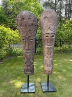 Prachtige maskers voor binnen of buiten uit Timor!, Antiek en Kunst, Kunst | Beelden en Houtsnijwerken, Ophalen