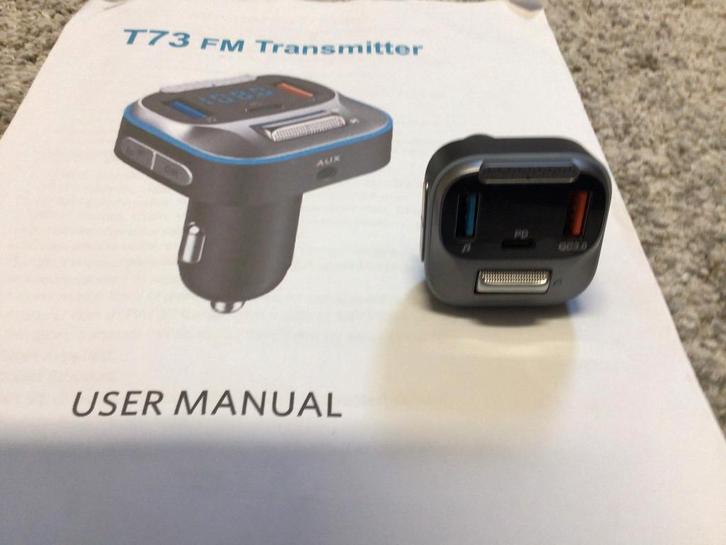 T73 FM Transmitter, Auto diversen, Auto-accessoires, Zo goed als nieuw, Ophalen of Verzenden