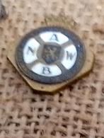 ANWB emaille vintage speld, Verzamelen, Verzenden, Zo goed als nieuw, Transport