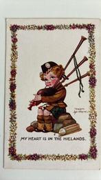 Doedelzakspeler. Fred Spurgin.Mijn hart is in de Hooglanden, Verzenden, Gelopen