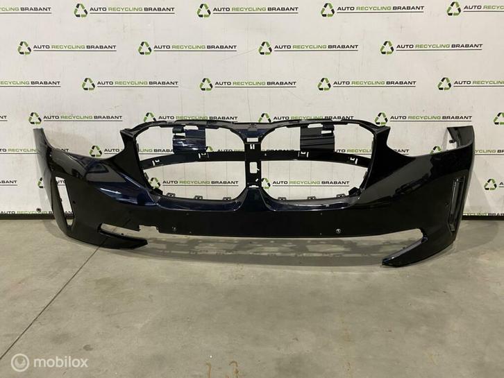 Voorbumper BMW IX3 X3 G08 BEV M416 Carbonzwart ORIG 8498773, Auto-onderdelen, Carrosserie en Plaatwerk, Bumper, Voor, Gebruikt
