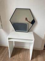 (makeup) tafeltje en spiegel, Ophalen, Minder dan 50 cm, Rond, Nieuw