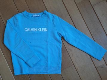 CALVIN KLEIN sweater licht blauw maat 122 beschikbaar voor biedingen