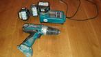 Makita schroefmachine 6319D oplader DC1414T 3 batterijpacks, Doe-het-zelf en Verbouw, Ophalen of Verzenden, Gebruikt