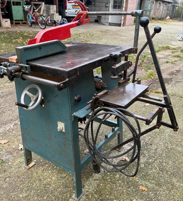 Zelf mooie pen-gat verbindingen maken? [] zaagmachine, Doe-het-zelf en Verbouw, Gereedschap | Zaagmachines, Gebruikt, Overige typen