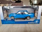 Fiat 131 Abarth 1980  blauw 1:18 ( Solido), Hobby en Vrije tijd, Nieuw, Solido, Ophalen of Verzenden, Auto