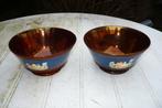 2 Puntgave antieke goudsteen kommen, Antiek en Kunst, Ophalen of Verzenden
