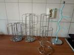 DIVERSE Glazen/Mokken / Beker of kop en schotel rekjes, Gebruikt, Overige typen, Ophalen of Verzenden, Glas