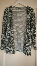 Dierenprint vest, mintgroen/grijszwart van Fransa, maat L, Fransa, Maat 42/44 (L), Ophalen of Verzenden, Zo goed als nieuw