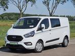 FORD TRANSIT CUSTOM 2.0 l2h1 dub.- cab. navi, Euro 6, 4 cilinders, Wit, Bedrijf